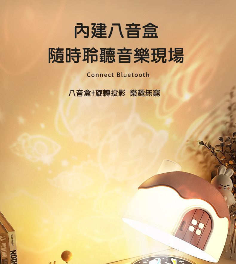 雪屋星空投影小夜燈